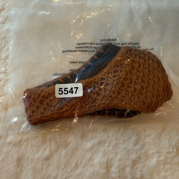 New! Acacia Neema Crochet Bikini Bottom in Tobacco 45547 - Picture 9 of 9